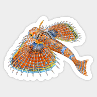 Flying Gurnard Sticker